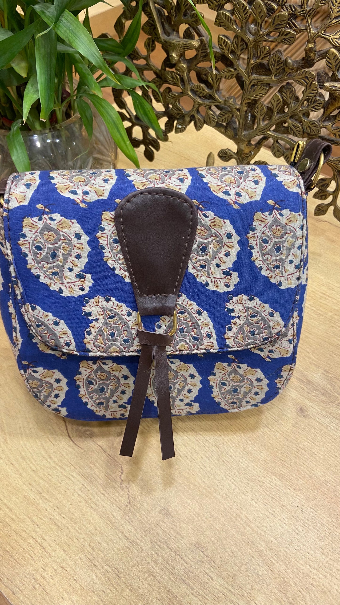 Hand Block Printed Sling Bag