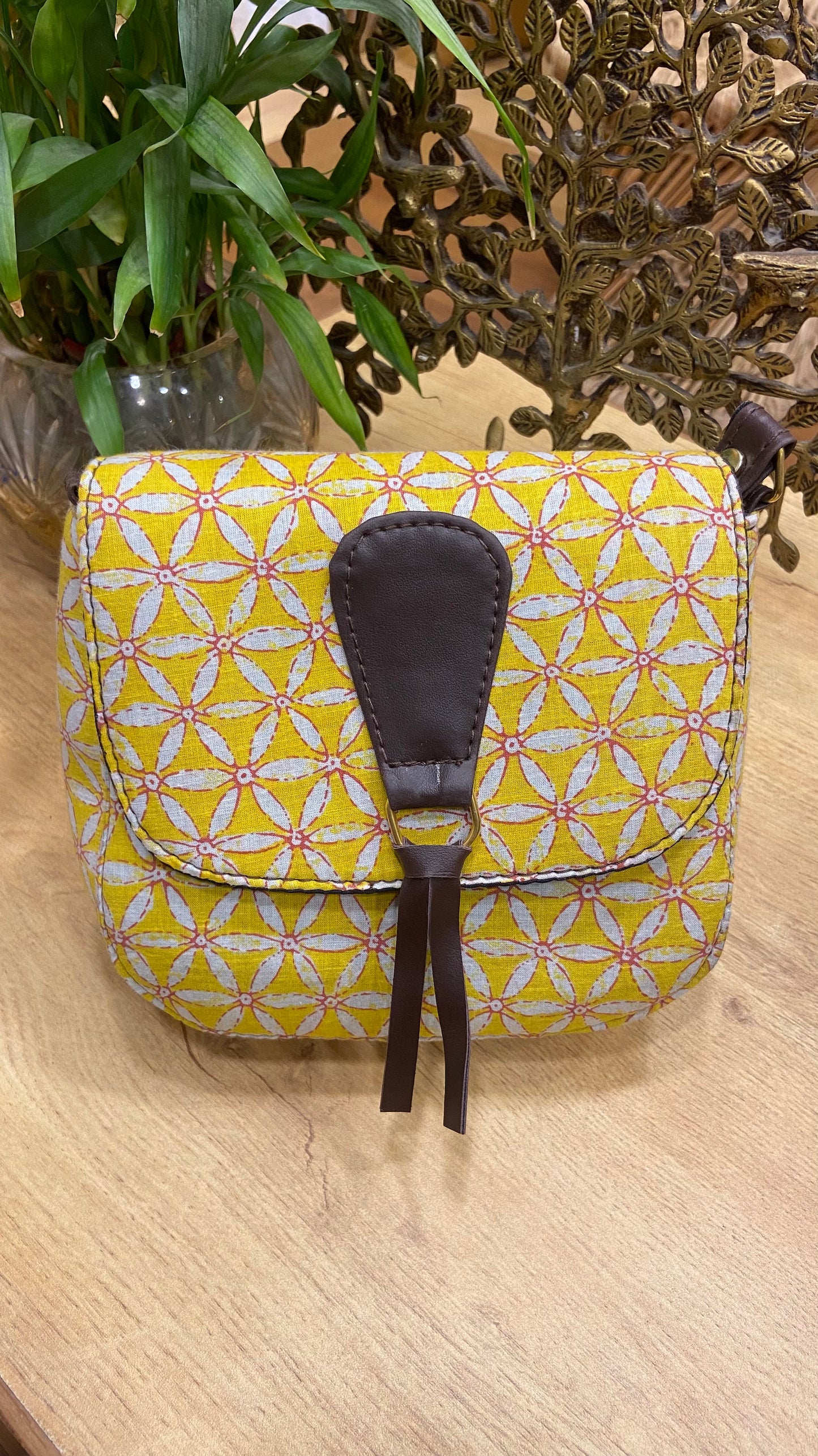 Hand Block Printed Sling Bag