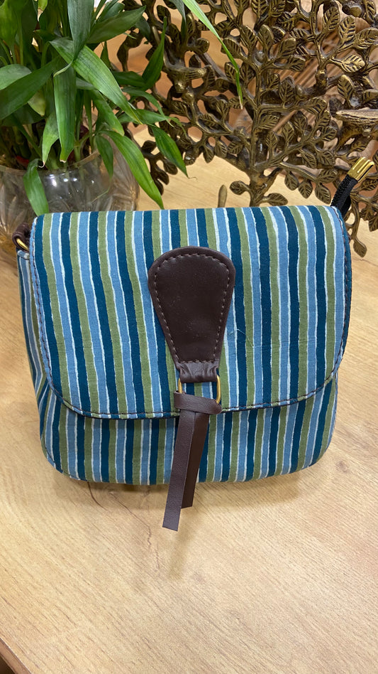 Hand Block Printed Sling Bag