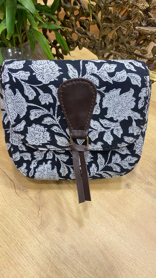 Hand Block Printed Sling Bag