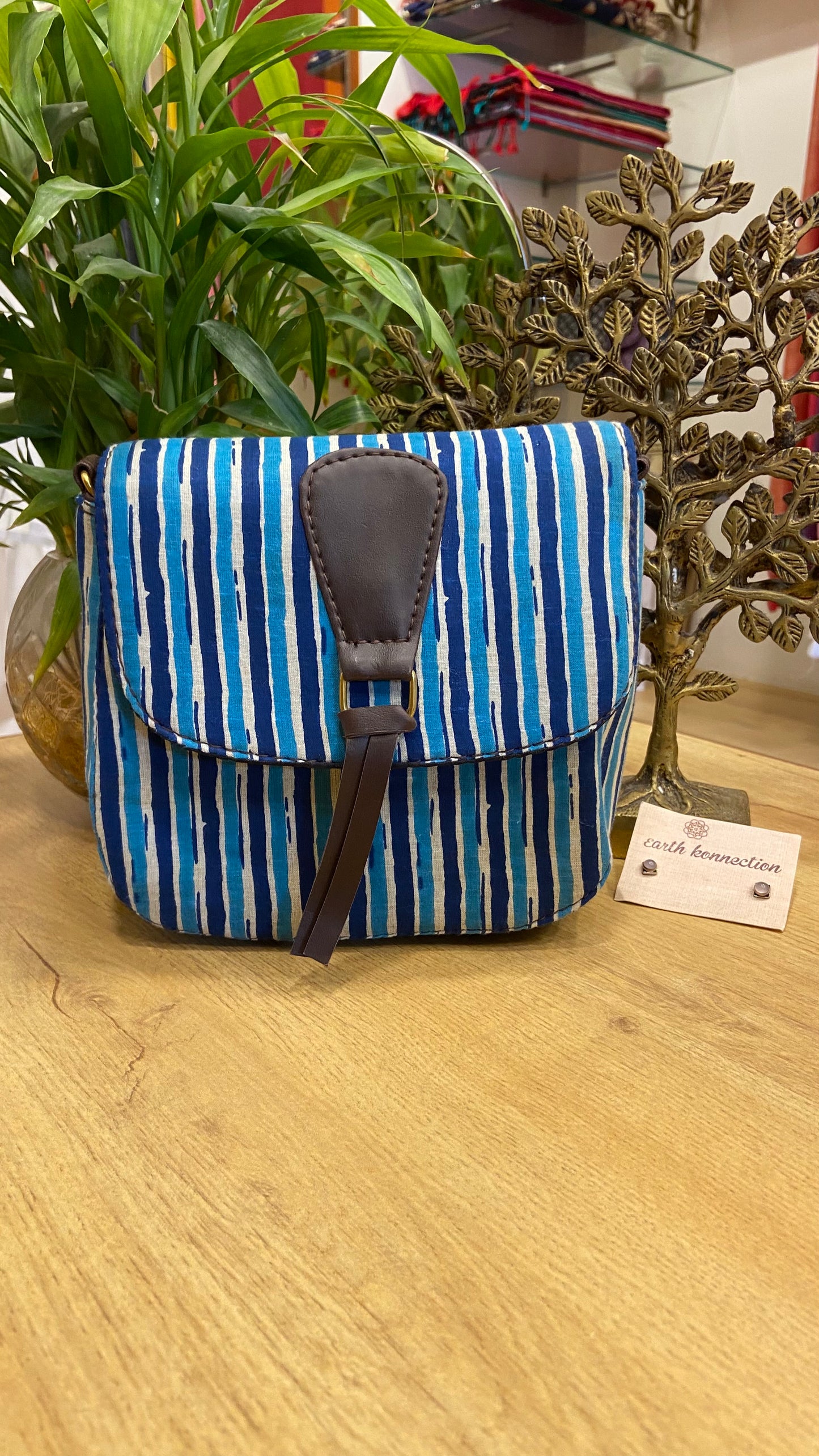 Hand Block Printed Sling Bag