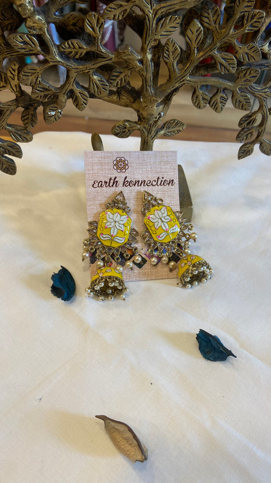 KUNDAND MINAKARI EARING