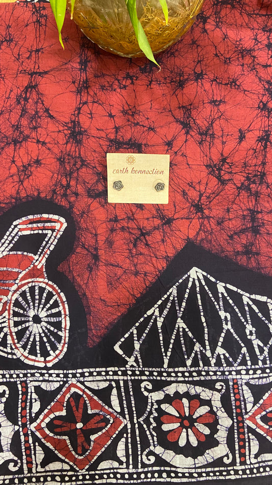 Mulmul Cotton batic saree