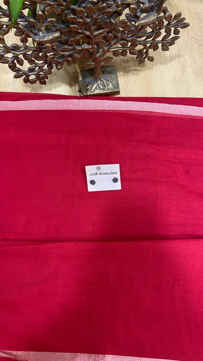 Mulmul cotton saree