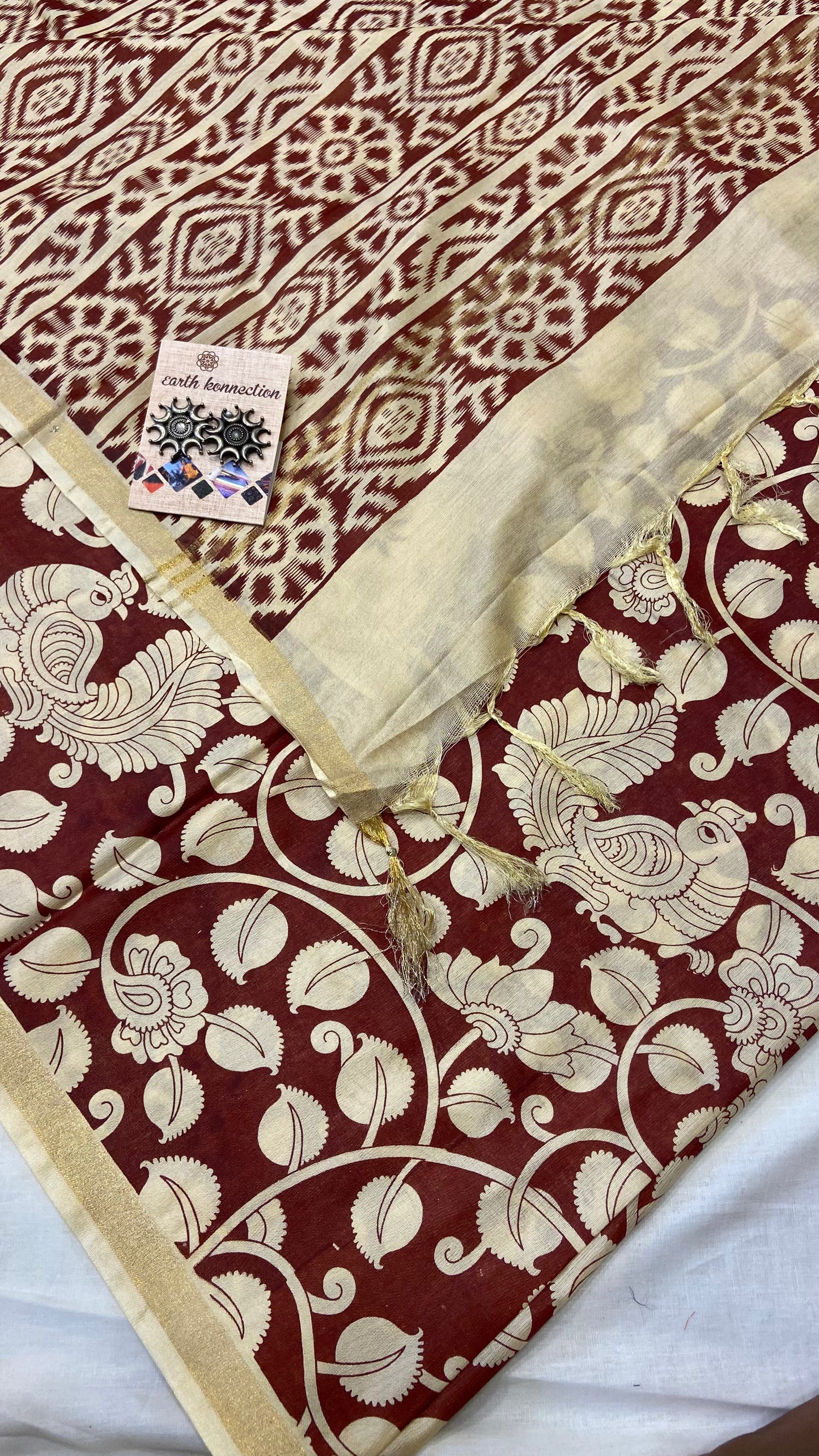 Pure cotton silk saree