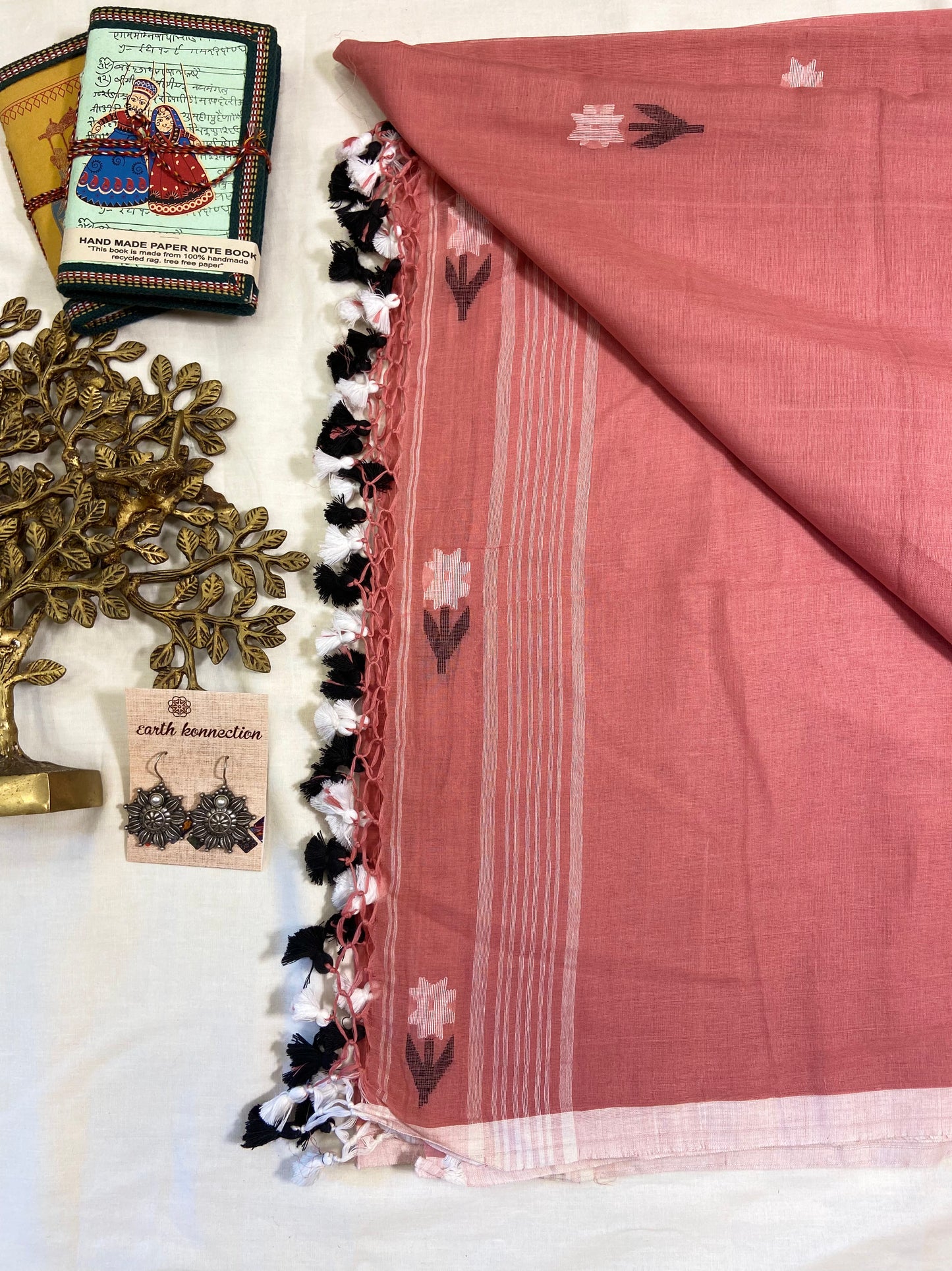 Pure mulmul cotton saree