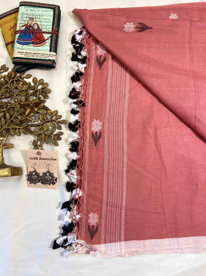 Pure mulmul cotton saree