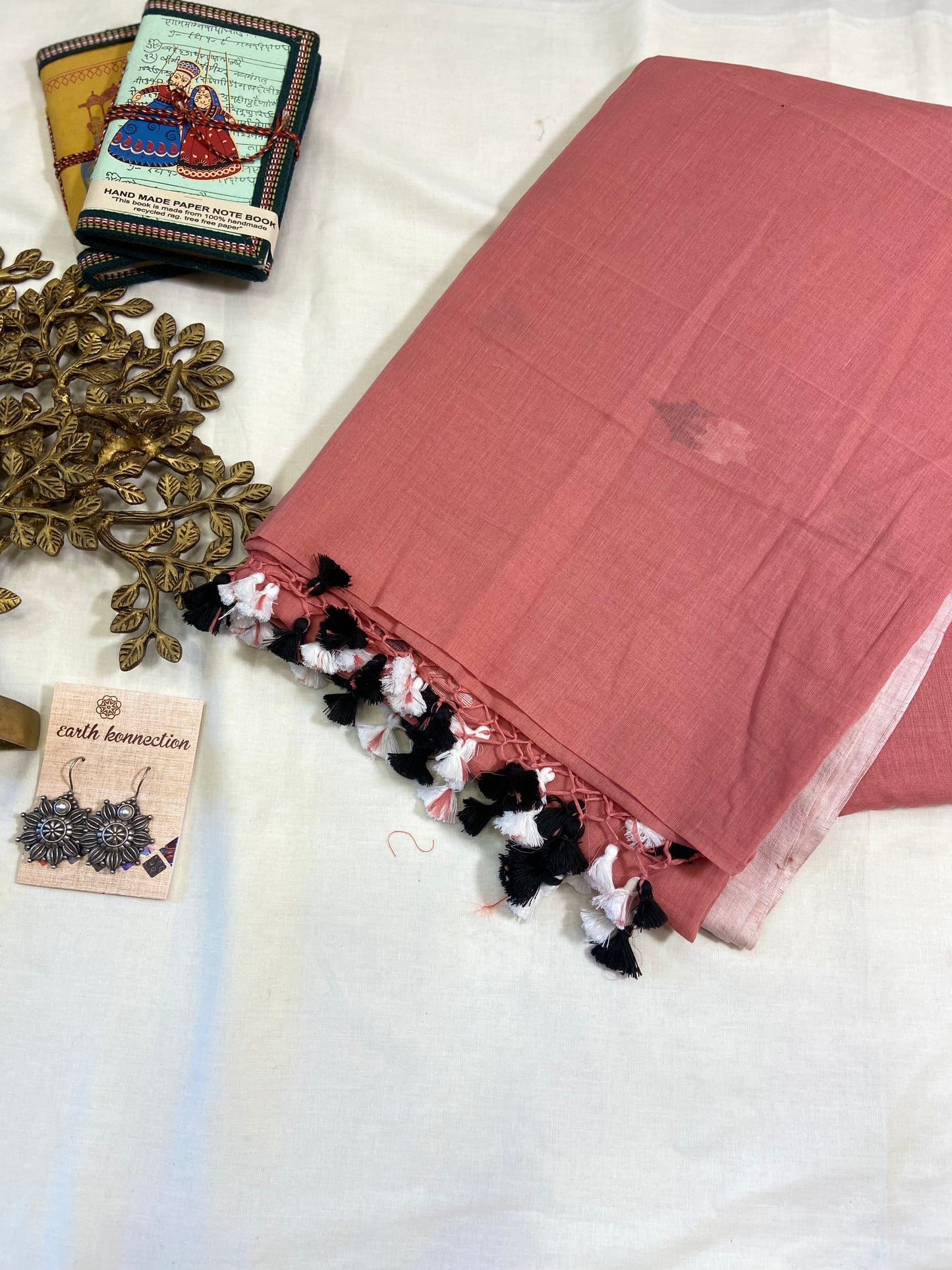 Pure mulmul cotton saree