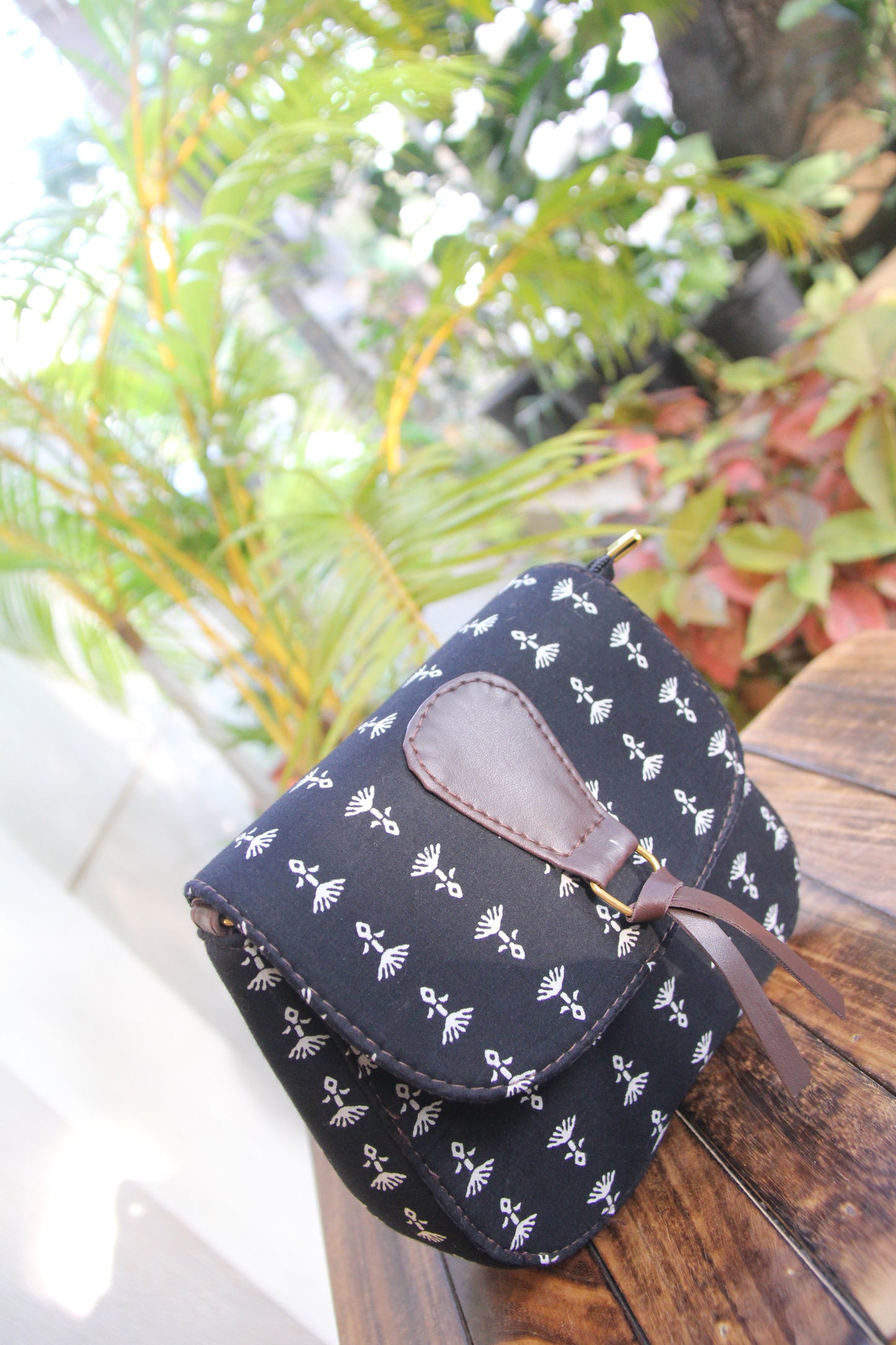 Hand Block Printed Sling Bag