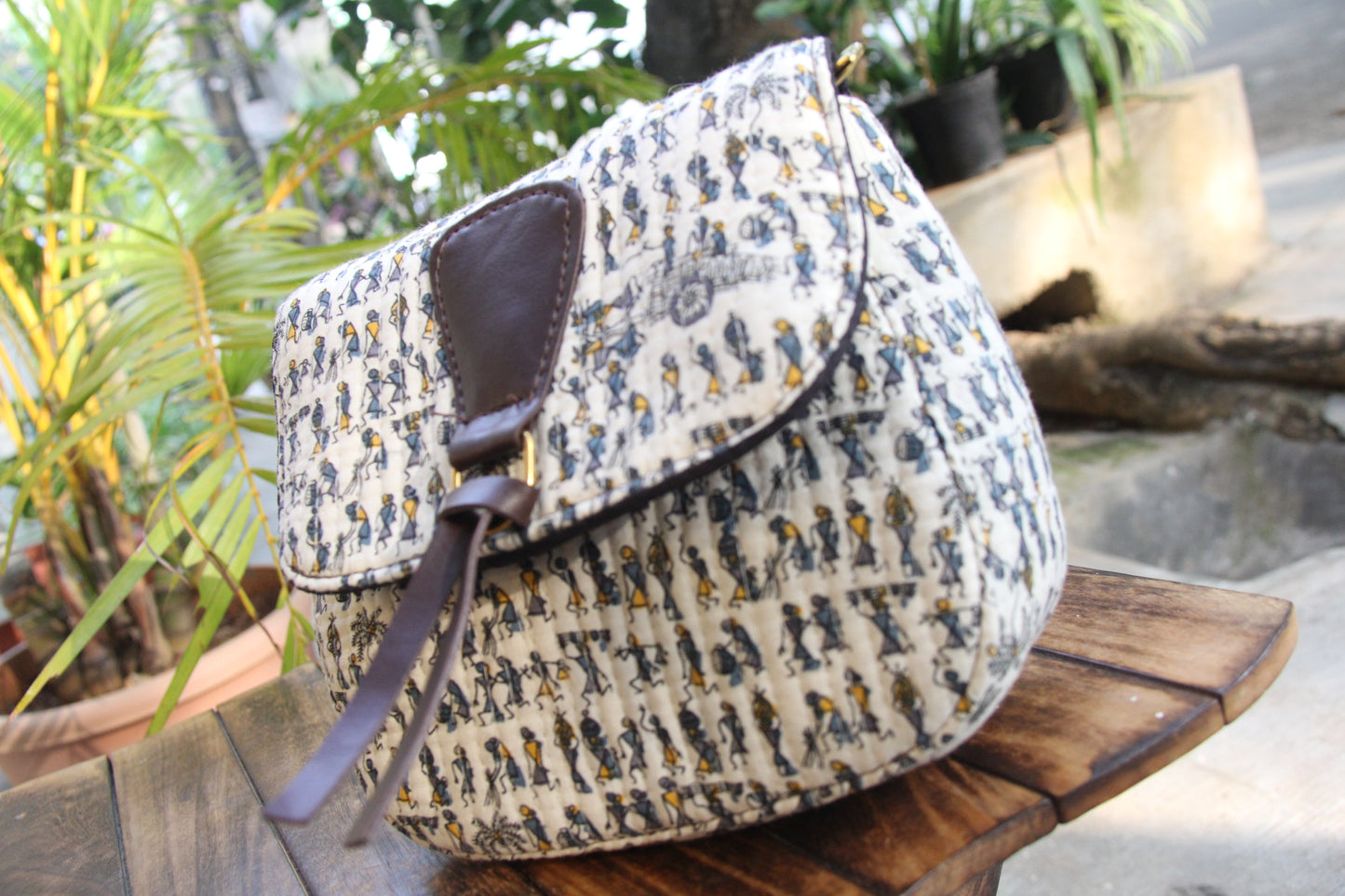 Hand Block Printed Sling Bag