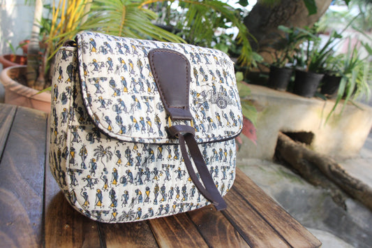 Hand Block Printed Sling Bag