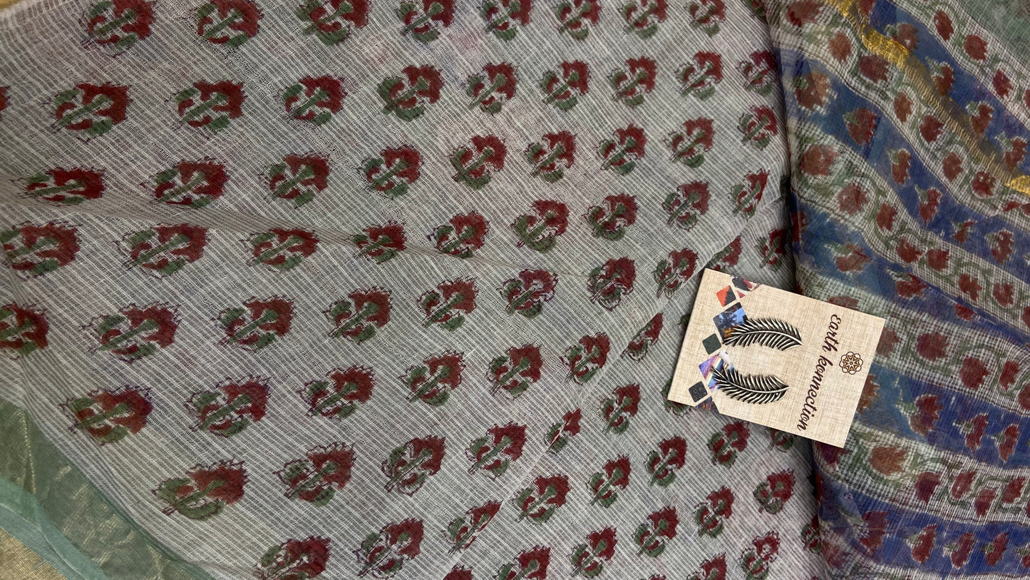 Kota Doria Cotton Saree
