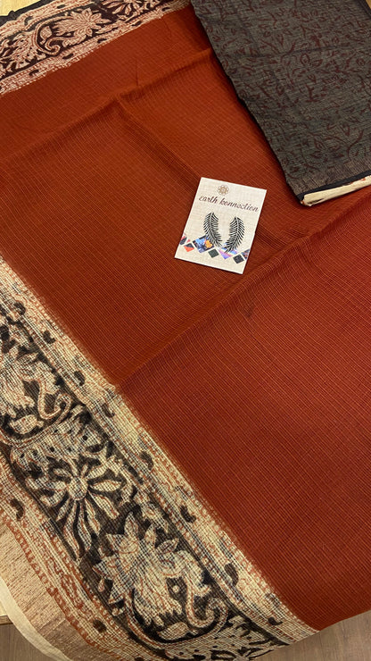 Kota Doria Cotton Saree