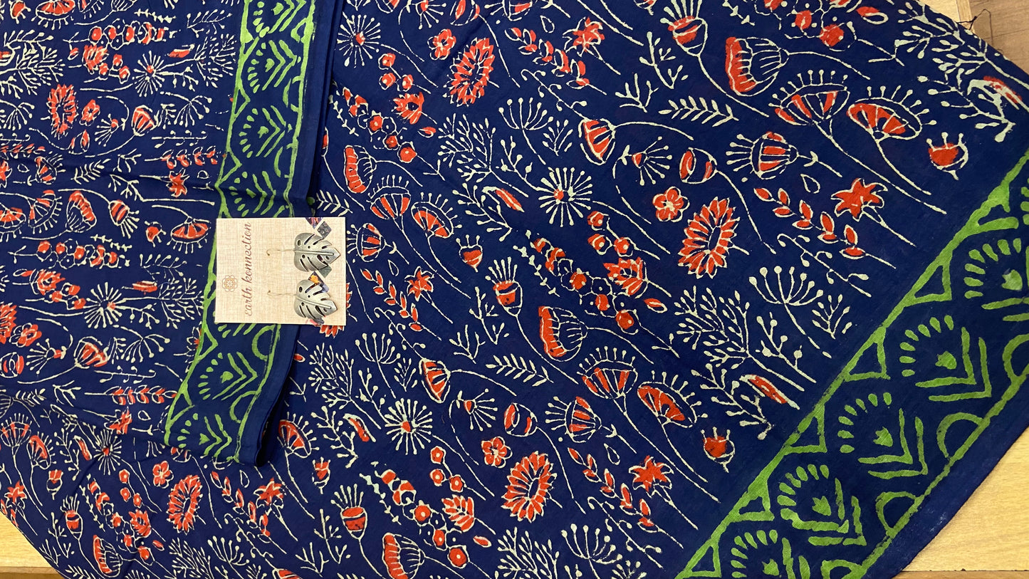 Mulmul Cotton saree