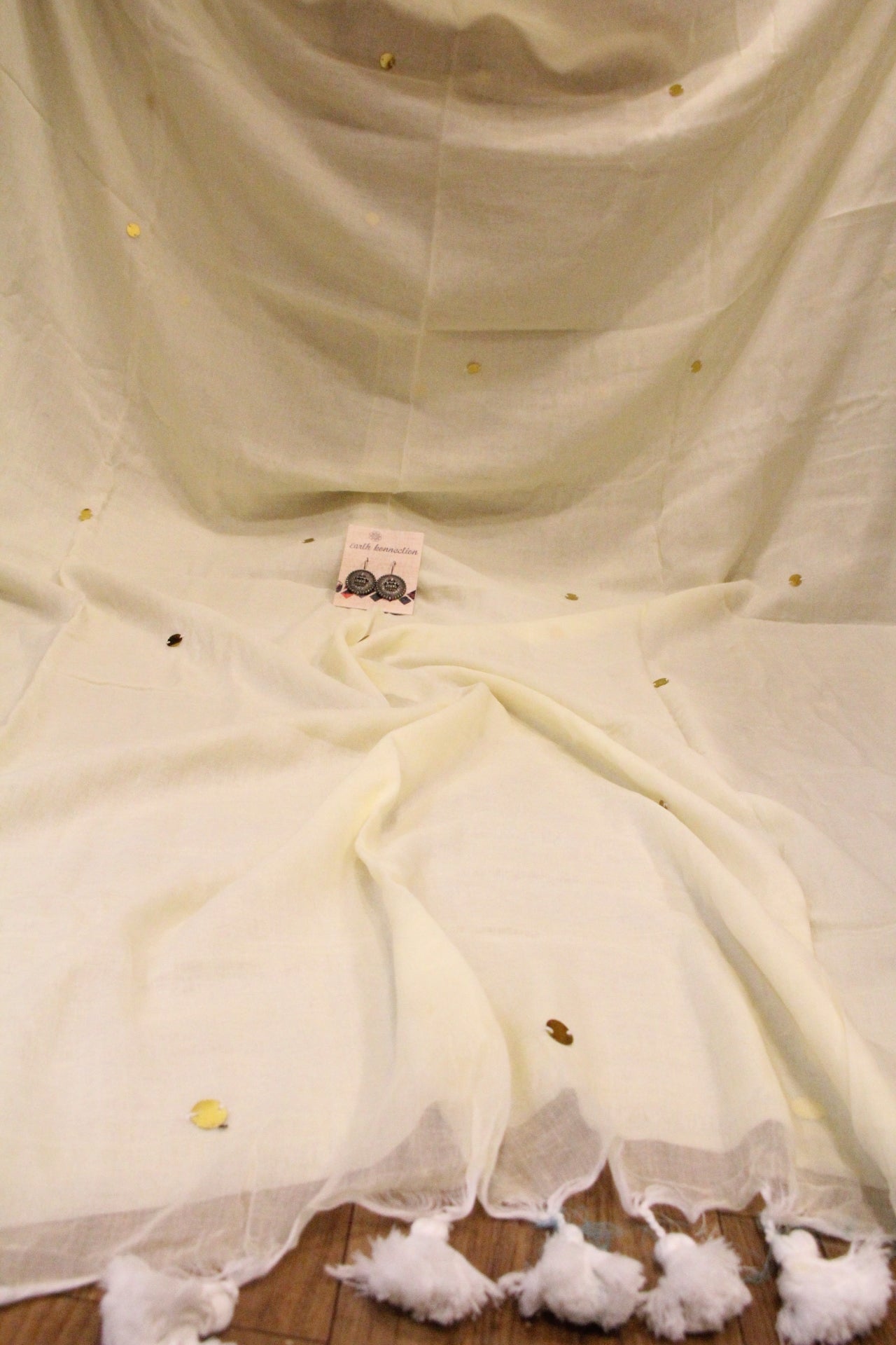 Mulmul cotton saree