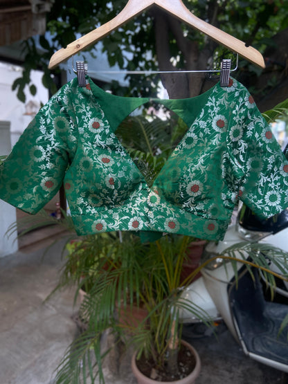 Brocade banarasi padded blouse
