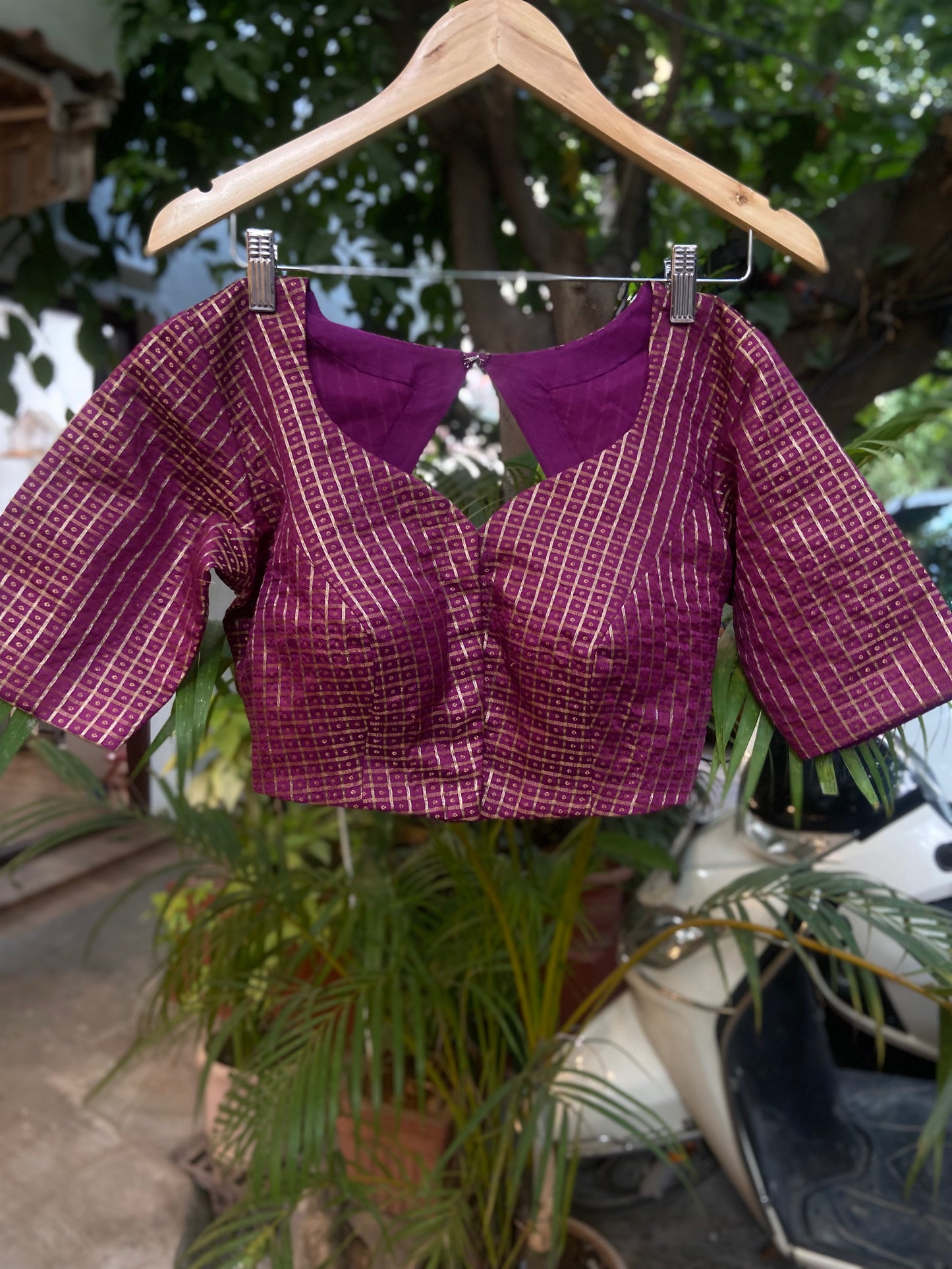 princess padedd blouse