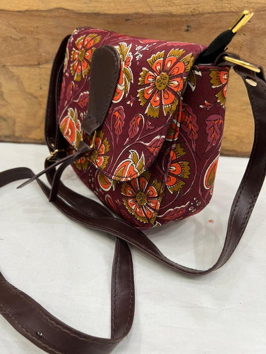 Hand Block Printed Sling Bag