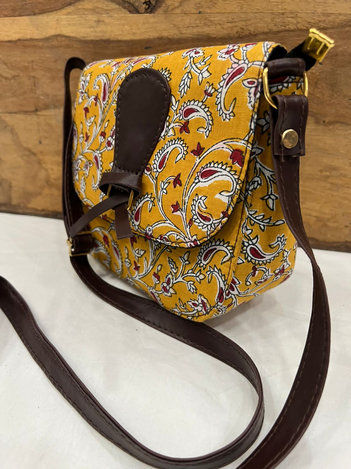 Hand Block Printed Sling Bag