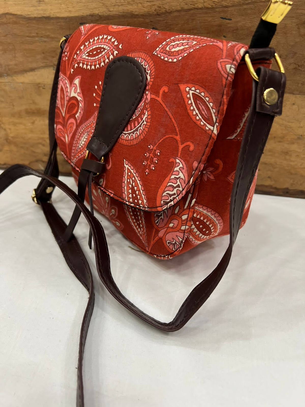 Hand Block Printed Sling Bag