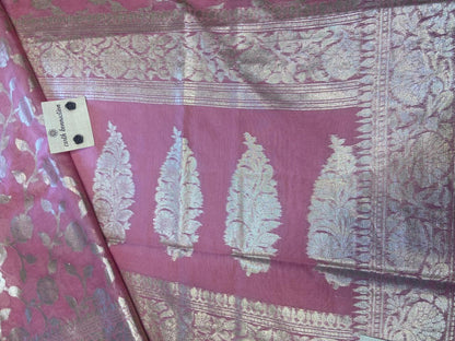 blended chiffon banarasi saree