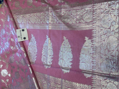 blended chiffon banarasi saree