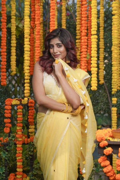 Mulmul Cotton saree