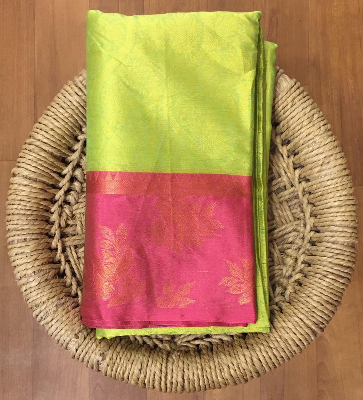 Silk Cotton Brocade Banarasi Saree