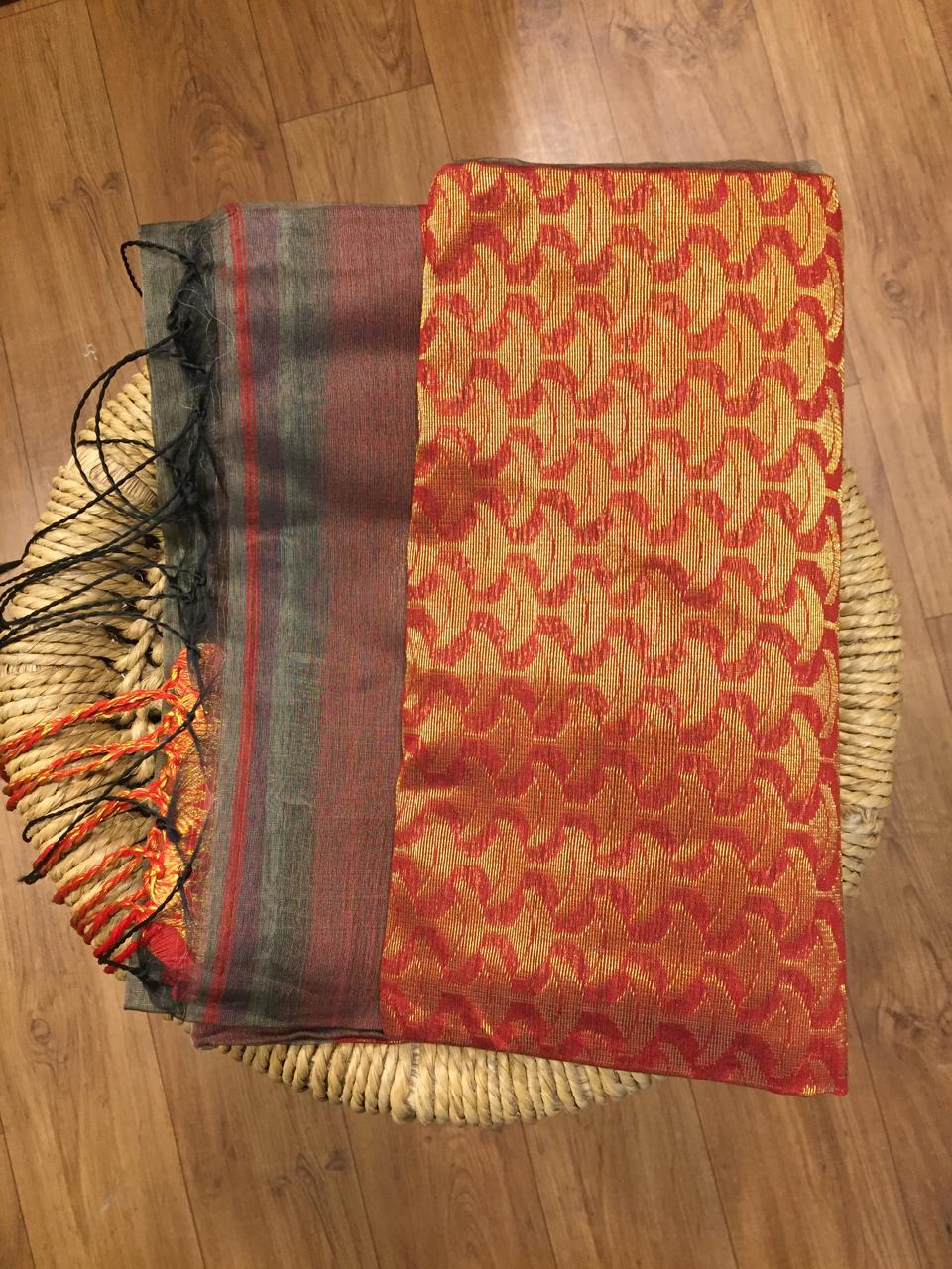 Muslin Silk Jamdani Saree
