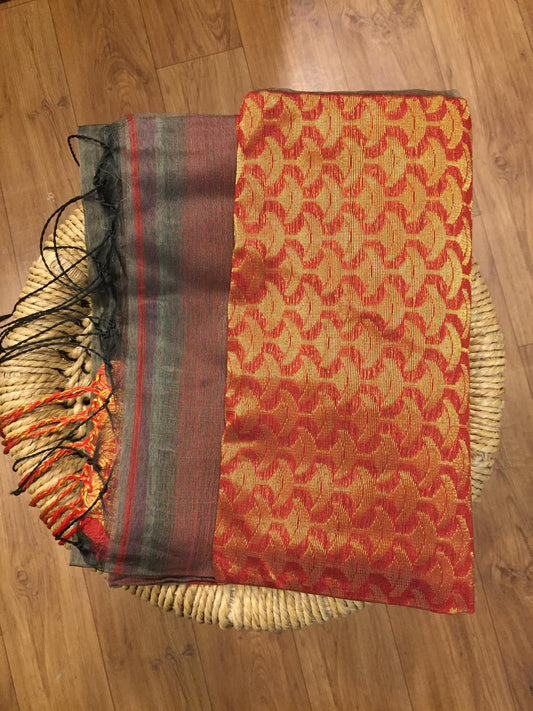 Muslin Silk Jamdani Saree