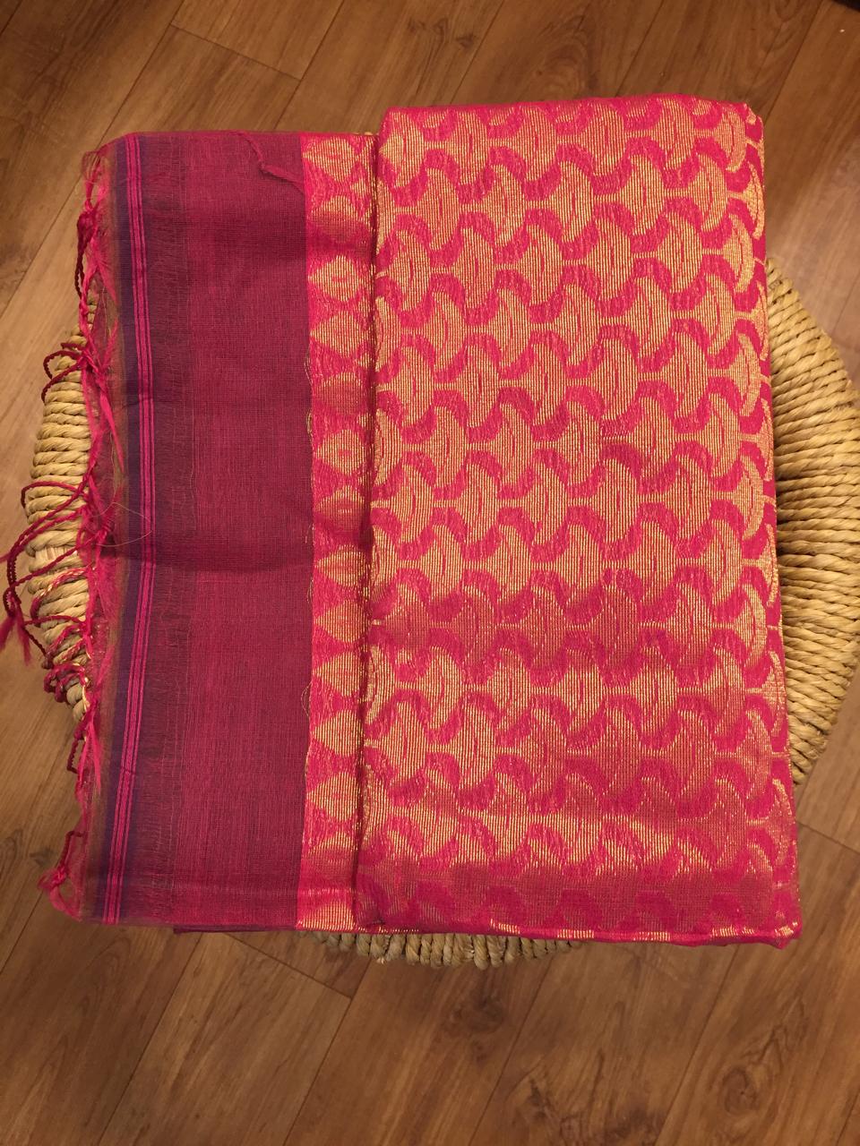 Muslin Silk Jamadani Saree