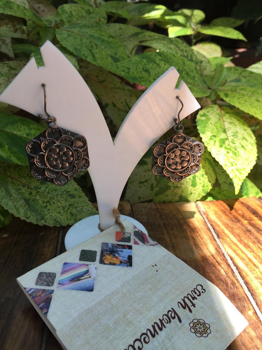 Silver Chakti Hanging Earring