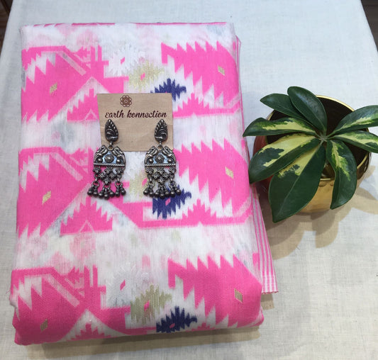 Cotton jamdani saree